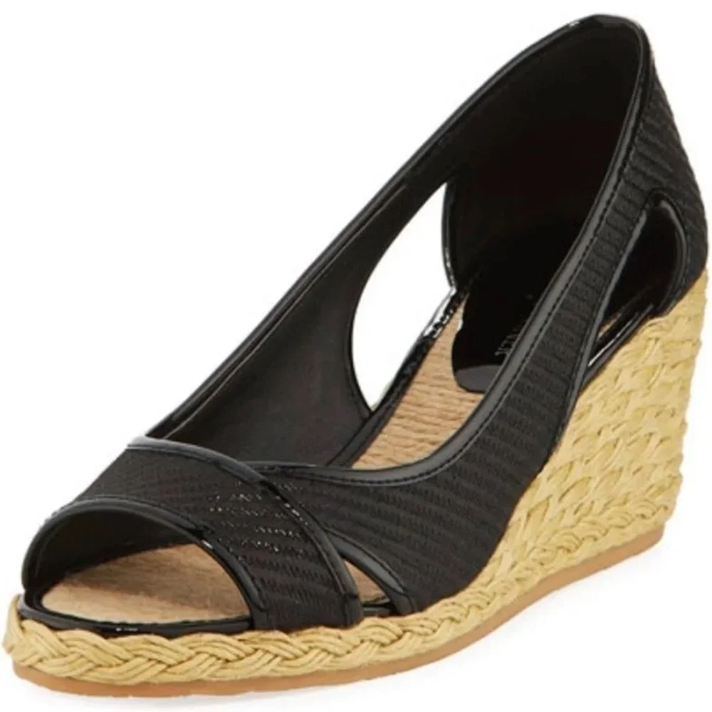 Donald J Pliner Coraa Wedge Peep Toe Espadrilles